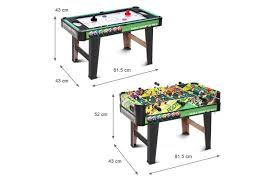 Giantex 48'' foosball table, wooden soccer table game w/footballs, suit for 4 players, competition size table football for kids, adults, football table for game room, arcades. Dick Smith Air Hockey Pool Snooker Table Table Tennis Table Soccer Games Table 4 In 1 Books Magazines Children Young Adults Books Educational Learning Toys