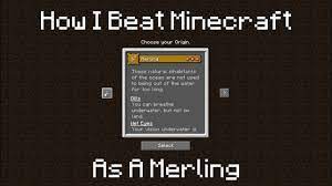 You belong to the aquatic entity group, hence you receive more damage from impaling. How I Beat Minecraft As A Merling Youtube