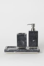 Marble Soap Dish Black Marble Home All H M Us Marble Bathroom Accessories Black Marble Bathroom Dish Soap