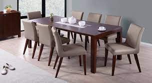 Dining table with glass top. Vanalen 6 To 8 Extendable Persica 8 Seater Dining Table Set Urban Ladder