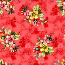 Designing a pattern for use on fabric requires you to consider a few things before you start drawing. 44 45 Floral Satin Red Digital Print Fabric Gsm 50 100 Rs 82 Meter Id 21875034488