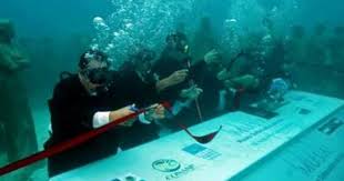 The Cancun Underwater Museum Opens Its Doors To Life Scuba Diving