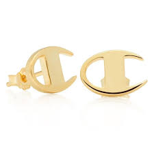 Drakesboutique King Ice Erx13127 14k Gold Plated Champion Heritage Earrings