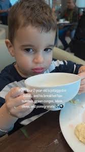 He skipped the usual plane food and went straight for a proper  international feast at 7am 🤣🌎, No nuggets, no fries… just real food, full  of flavour, culture, and surprises., He doesn’t eat everything, ...