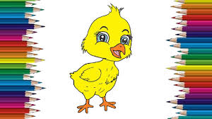 How to draw a cat, how to draw a dog, sea animals, wild animals, animal pages camp, bird.rare and exotic animals are also available for drawing. How To Draw A Baby Chick Cute And Easy Cartoon Chicken Drawing Step By Step
