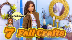 No wonder my froggy stuff is now a partner with youtube and the world's largest doll crafting channel. Diy How To Make 7 Easy Fall Crafts Youtube