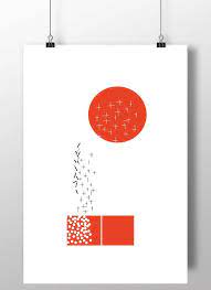Japanese Japanese Art Minimalist Poster Abstract Art Red Black And White Prints Printable Art Digital Print Wall Art 2 Files Abstraktnoe
