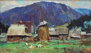 In The Carpathians Painting By Aleksandr Kryushyn Artmajeur