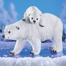Canadians' #1 choice to save money on holiday décor*. Yard Decor Mama Cub Polar Bears Outdoor Christmas Decoration Home Garden