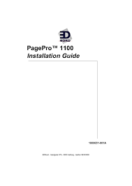 So i must use my old computer with win xp to print. Minolta Qms Pagepro 1100l Installation Guide Manualzz