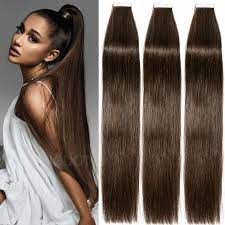 Malaysian 100g Tape In Thick Glue 100 Remy Real Human Hair Extensions Uk Stock Human Hair Extensions Hair Extensions Uk Real Human Hair