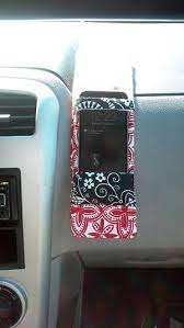 Diy Cell Phone Holder For Your Car From Poplinandplums Com Shop Cardecor Com For More Car Accessories Car Accessories Diy Cell Phone Holder Iphone Car Holder
