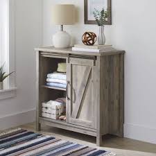 Better Homes Gardens Modern Farmhouse Accent Storage Cabinet Rustic Gray Finish Walmart Com Accent Storage Cabinet Home Decor Rustic Bedroom Decor