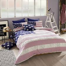 Lenox Pink Duvet Set By American Freshman Set Includes Pillow Cases Usa Star Abc Decor