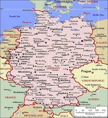 Viagens Virtuais Alemanha Germany Map Germany German Map