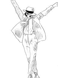 Printable michael jackson colouring pages. Michael Jackson Coloring Pages Smooth Criminal