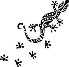 Black And White Leopard Gecko Clipart Gecko Clip Art Black And White Google Search Gecko Tattoo Lizard Tattoo Gecko