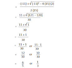 So multiply both sides of (1) by 2 to make the coefficients of y same in both the equations. Worksheet On Quadratic Equations