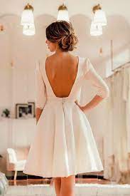 Exquisite Short Wedding Dresses For The Big Day Casual Wedding Dress Short Simple Wedding Dress Short Modern Short Wedding Dress