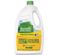 Natural Automatic Dishwasher Gel, Lemon, Jumbo 70 oz Bottle, 6/ Carton