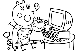 Computer Coloring Pages Best Coloring Pages For Kids Peppa Pig Coloring Pages Peppa Pig Colouring Coloring Books
