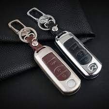 cinkovyj splav kozha avtomobilej distancionnogo klyucha derzhatel kryshki sluchaya prigodnyj dlya mazda 2 mazda 3 maz mazda accessories mazda cx5 accessories mazda