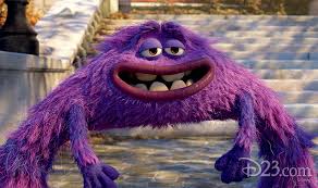 He has two large fists, and wears multiple eyeballs when he works on the scare floor, but none anywhere else. 23 Favorite Pixar Supporting Characters D23