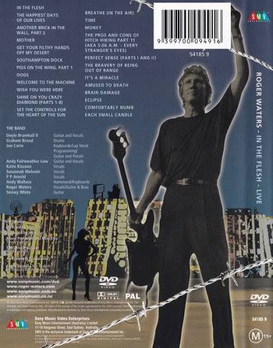 Buy Roger Waters : In The Flesh - Live (DVD-V, Multichannel, PAL) Online  for a great price – Glitter Records
