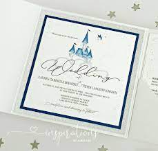 Disney Wedding Invitations Disney World Disneyland Fairy Etsy Cinderella Wedding Invitations Disney Wedding Invitations Modern Wedding Invitation Wording