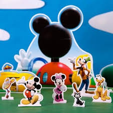Figurines Et Decor De Jeu La Maison De Mickey Anniversaire Theme Mickey Mouse Fete Sur Le Theme De Mickey Maison De Mickey