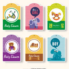 Free printable baby shower gift tags. Baby Shower Gift Tags Free Vector Download 372291 Cannypic