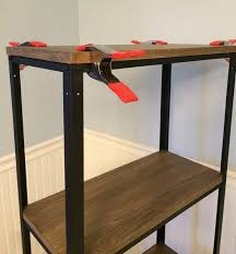 Wood And Metal Ikea Hack Industrial Shelf Remodelaholic Zuhause Diy Bucherregal Diy Regal Metall