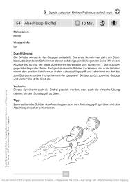 Abschlepp Staffel Im Tiefen Wasser Neue Und Altbewahrte Schwimm Und Wasserspiele Fur Den Schwimmunterricht Sch Schwimmunterricht Sportunterricht Schwimmen
