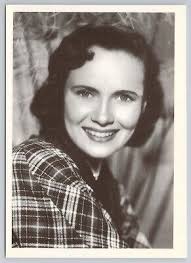 Theresa Wright Publicity Photo Postcard for 1952 movie Something To Live  For