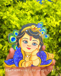 New addition to the krishna magnets collection Dm for orders and  customisation #krishna #krishnaji #fridgemagnets #fridgemagnetgift  #fridgemagnetsforsale #fridgemagnet #magnets #magnet #krishnafridgemagnet  #handpainted #customised #smallbusiness ...