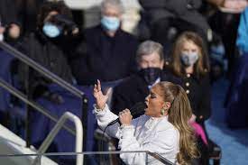(swearing in) of president investidura (f); Biden Inauguration 2021 What Jennifer Lopez Said In Spanish Los Angeles Times