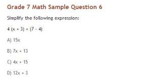 Grade 7 Math Sample Question 6 For Answer Key Detailed Explanation Common Core State St This Or That Questions Common Core State Standards Teaching Algebra