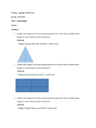 Simetri lipat dan simetri putar. Tugas Bangun Datar April Pdf