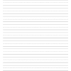 Print your own lined paper using a pdf or word template. 1