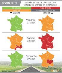 Présentation du trafic routier en 2021. Drivers Face Difficult Weekend On French Motorways As Holidaymakers Head Home The Local