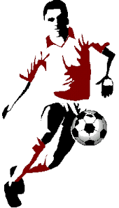 Resultado de imagem para homens jogando futebol - desenhos