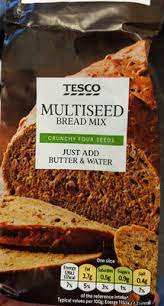 This dense, rustic flat bread has a satisfying nutty taste and crunchy texture around the edges. Multiseed Bread Mix Tesco 500g