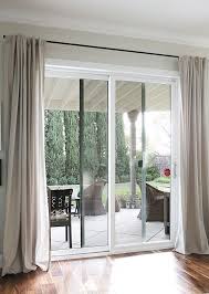 Most doors don't have enough depth, so you'll have to install the window treatment on the wall. 11 Best Sliding Door Blinds Ideas Door Blinds Patio Door Coverings Door Coverings