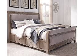 Check spelling or type a new query. Challene Queen Upholstered Bed With 4 Storage Drawers Ashley Furniture Homestore
