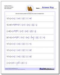 dividing fractions