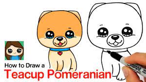 Christopher hart shows how to draw for free. How To Draw A Pomeranian Boo World S Cutest Dog Youtube