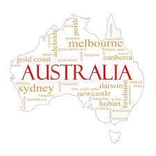Ik ben verbaasd dit tijd overleefd! Weisse Australien Wort Wolken Karte Stock Abbildung Illustration Von Wolke Queens 22565478