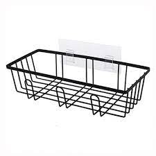 Lifxx Korean Style Home Bathroom Shelves Punch Free Hotel Washstand Storage Basket Shower Caddy Wall Mount Stand Toilet R Bathroom Shelves Shelves Shower Caddy