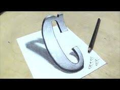 Trick Art How To Draw Letter C With Pencil Lohiya Art Youtube Desenho A Lapis Desenho 3d Desenhos