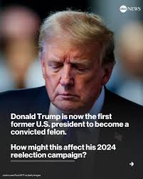 Former Pres. Trump was found guilty